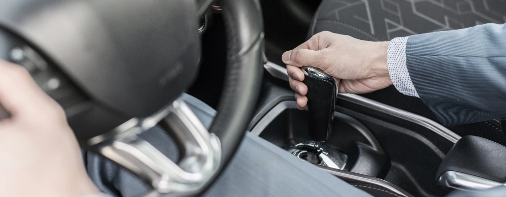 Airport transfer driver driving