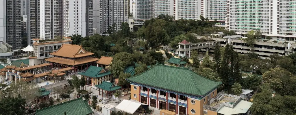 Wong Tai Sin in Hong Kong Kowloon Side - a for Cruise Terminal Transfer
